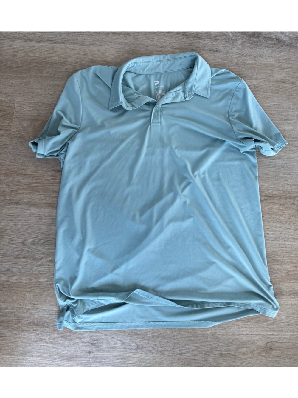 all in motion Men's Sky Blue Polo Shirt